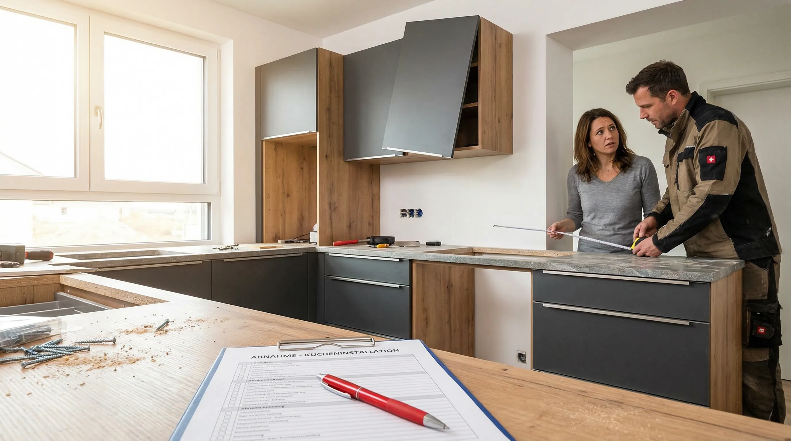 Rücktritt vor Abnahme bei mangelhafter Einbauküche